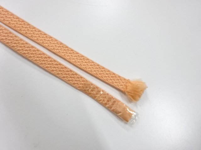  未使用品　正絹　帯留め用　手組三分紐